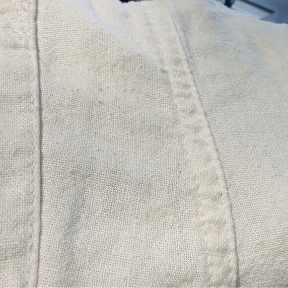 Roxy Oceanside Drawstring Pants Cotton Linen Blend White Size Large - Picture 14 of 15